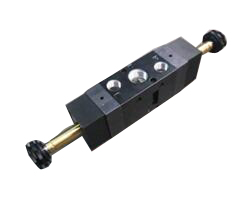 Double control 2-position 5-way valve<BR>60020700